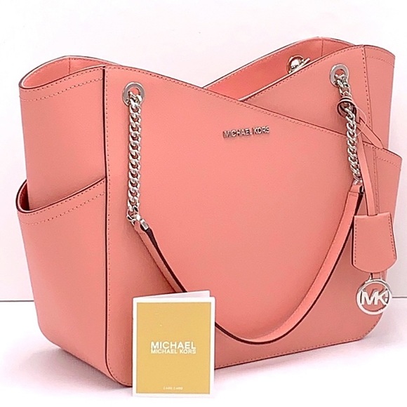 MICHAEL KORS
Jet Set Large X Chain Saffiano Leather Shoulder Tote 

PRIMROSE NWT - Picture 14 of 16